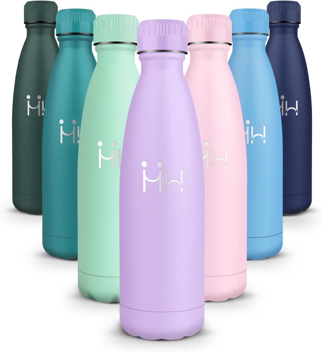 Thijox - Geïsoleerde RVS Thermosfles 500 ml - BPA-vrij, Dubbelwandig en Lekvrij - Perfect voor Kinderen, Kamperen, School en Fitness - Houdt Dranken K