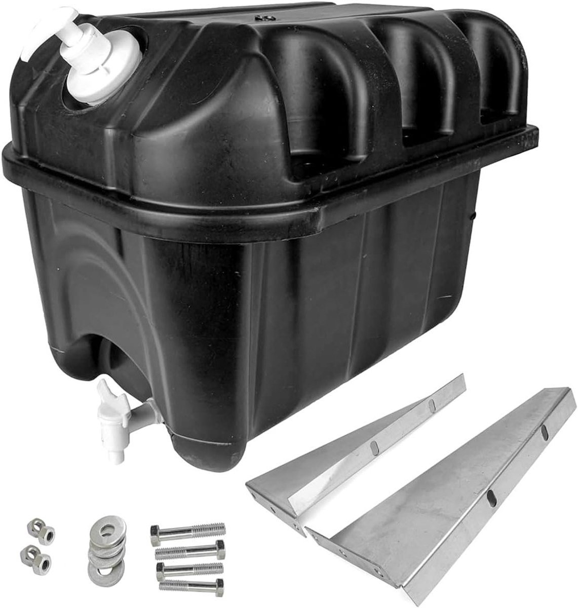 Water Canister - Water Tank - Outdoor Activities - Integrated Tap - 18 Litre - Black