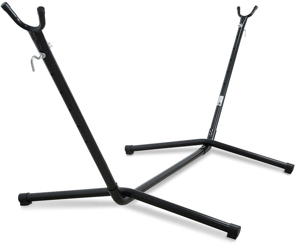 Hangmatstandaard - Hangmat frame - Ontspannen in tuin - TÜV getest - Tot 350 kg - Zwart