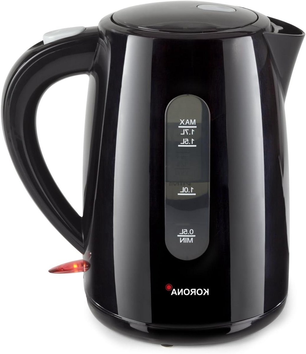 Waterkoker - Thee Koker - Snel Water Koken - 360 Graden Basis - 17 Liter - Zwart