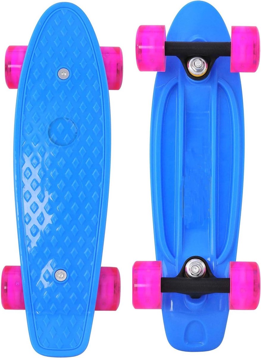Mini Cruiser Skateboard Compact Board Stadstransport Antislip Dek 17×5 Inch