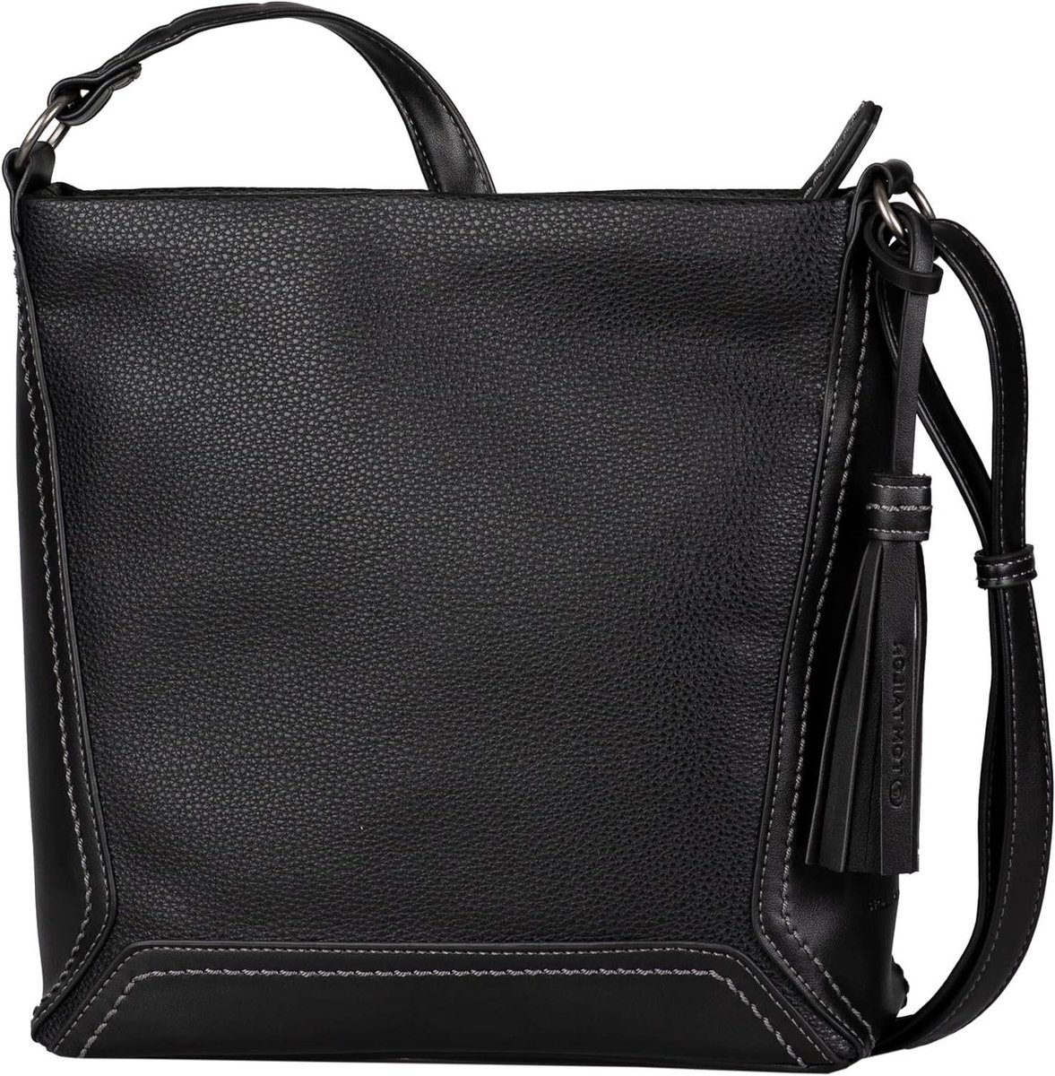Schoudertas - Dames tas - Dagelijks gebruik - Verstelbare band - 26.5 cm - Zwart