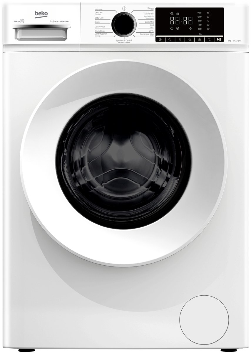 Beko B1W8641W BE wasmachine Voorlader 8 kg 1400 RPM Wit