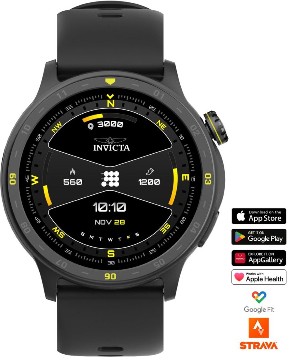 Invicta I-Tech 2 ITECH-001 Heren Smartwatch - 45 mm