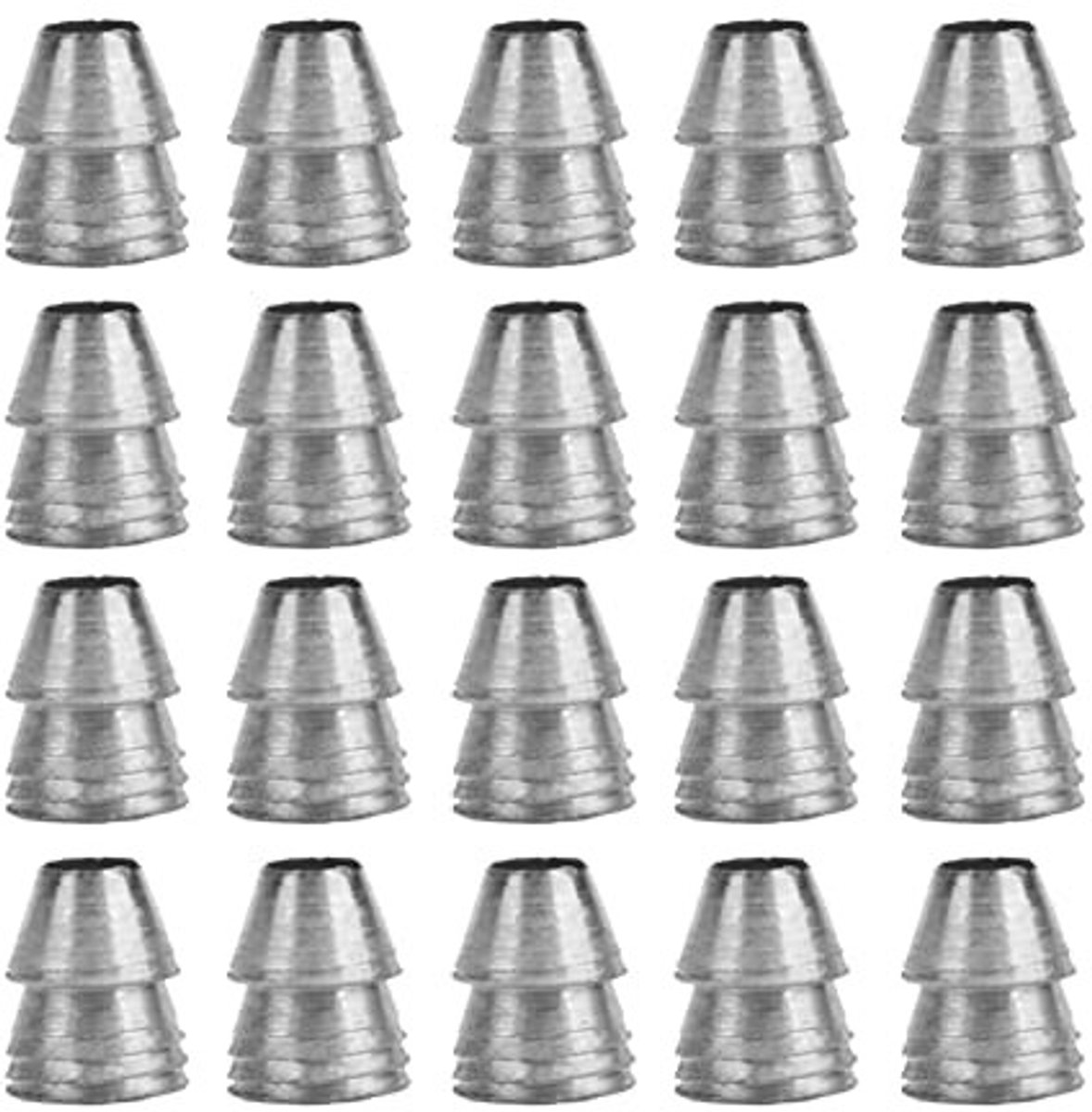 Dailygoods- Wiggen met Ronde Handgreep - 20 Stuks - Robuuste Hamersteel - Staal - Duurzaam - Geschikt voor Timmerlieden/Bouwvakkers - Hamerwiggen