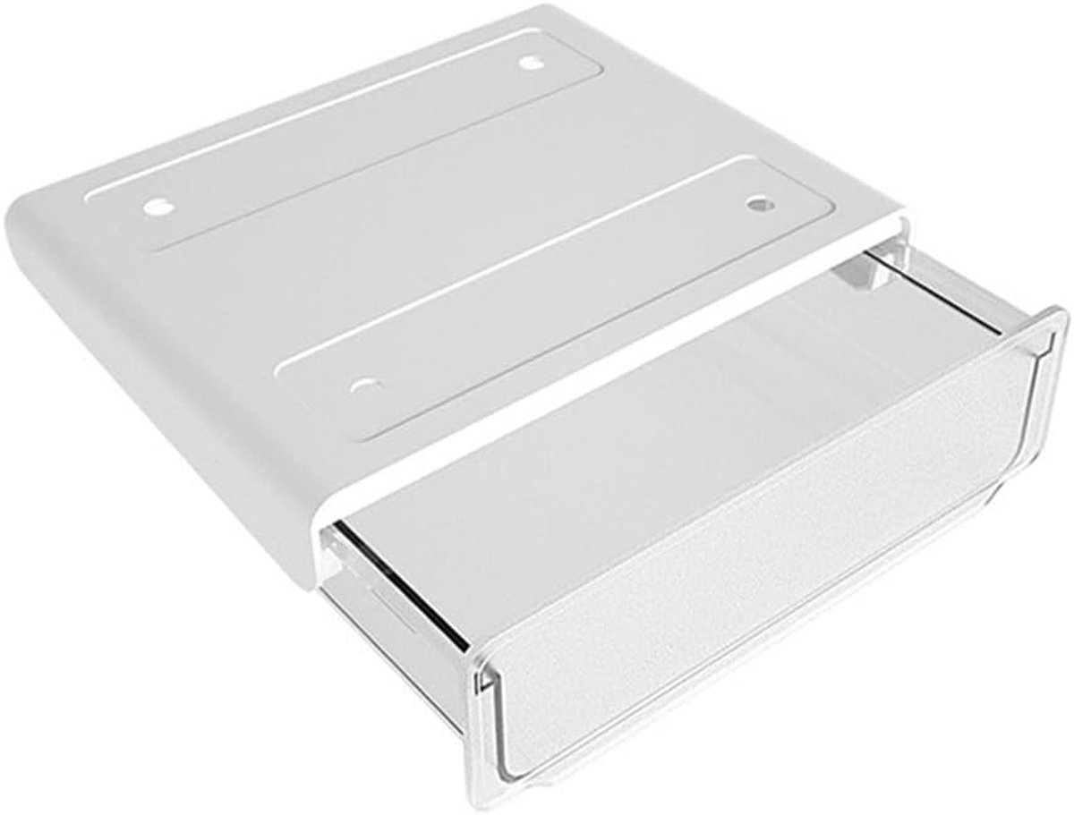 Ruimtebesparende Organizer voor Onder het Bureau - Transparante Opbergdoos voor Thuis en Kantoor, Ideaal voor Bureauaccessoires en Kantoorbenodigdheden