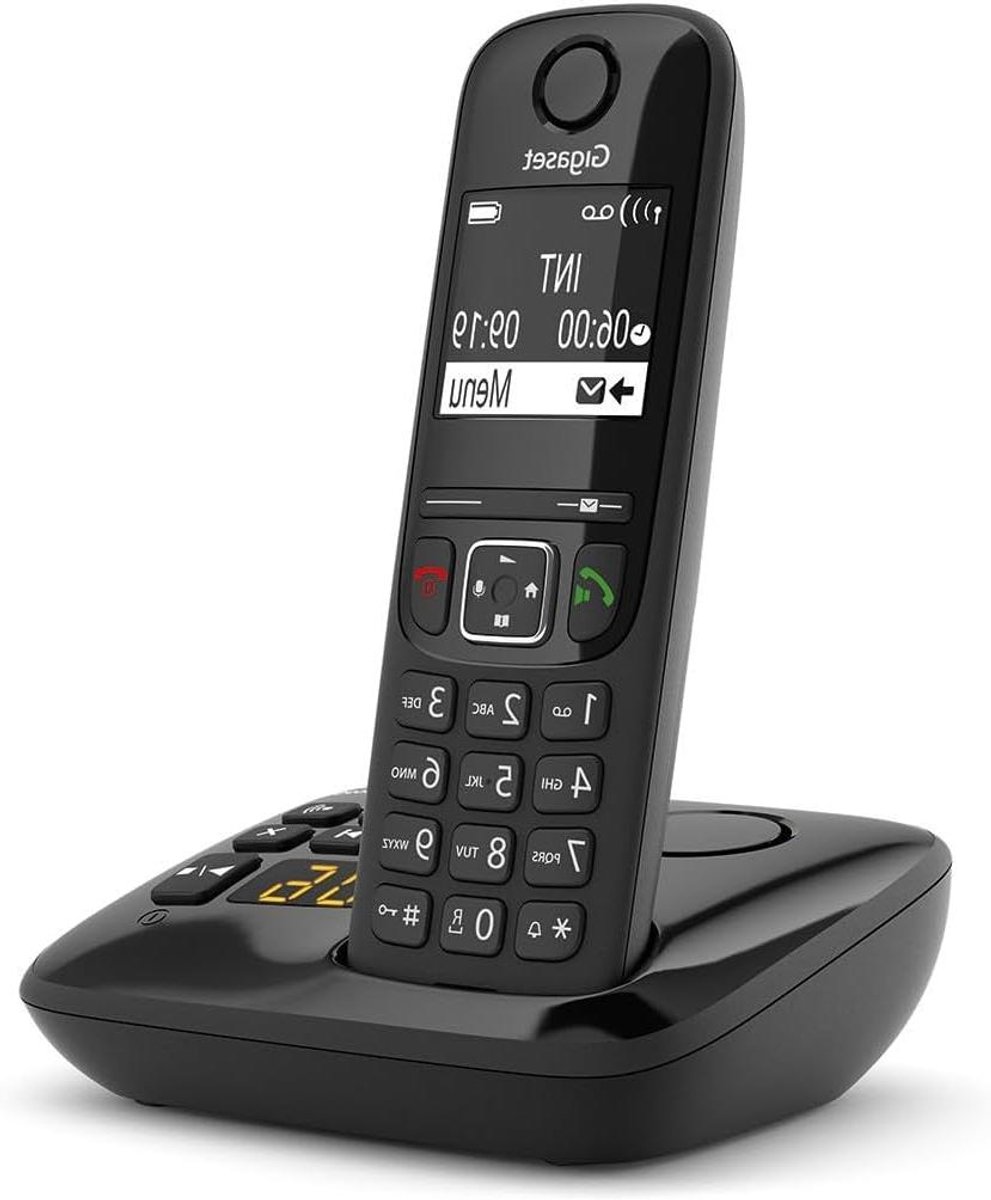 Draadloos Telefoon - Huistelefoon - Thuis Bellen - Met Antwoordapparaat - Niet Compatibel Duitsland - Zwart