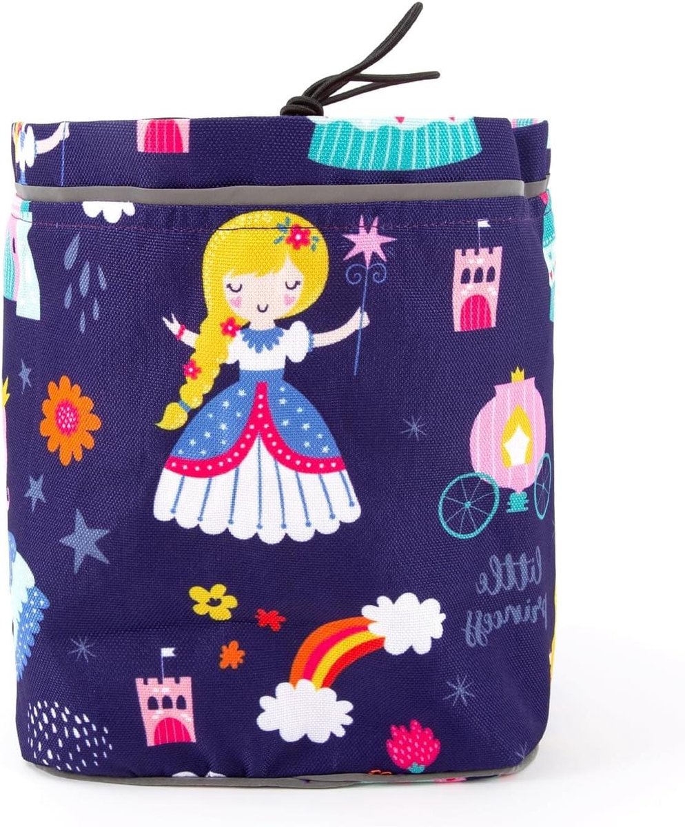 Kinder Fietstas - Stuurmandje Loopfiets - Spulletjes Vervoeren - Waterdicht Polyester - 215 x 17 x 10 cm - Lila