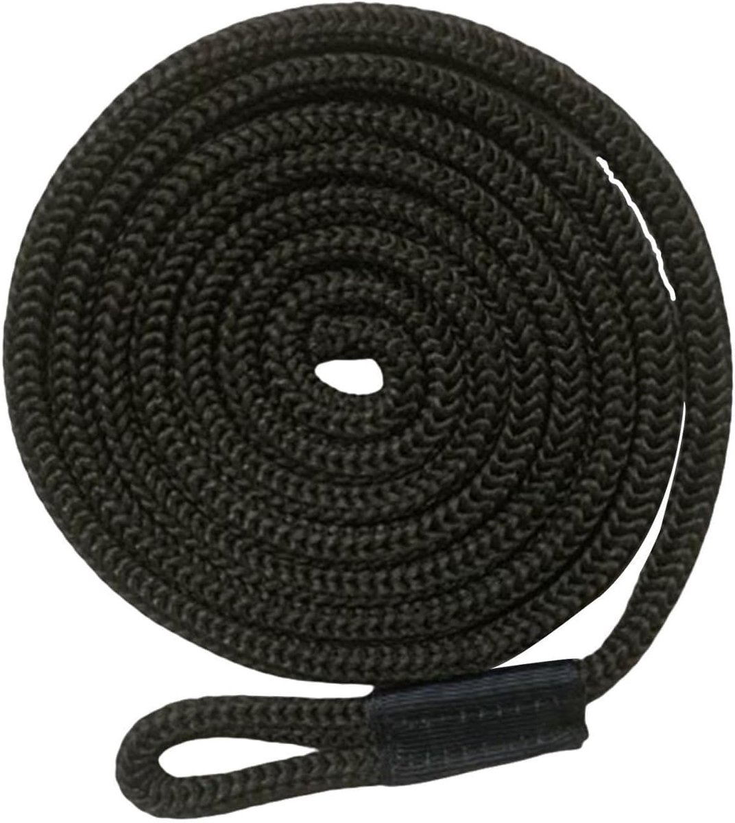 Scheepsstootkussentouw, multifunctioneel touw, accessoire voor boeiophanging (1,5 m - zwart)
