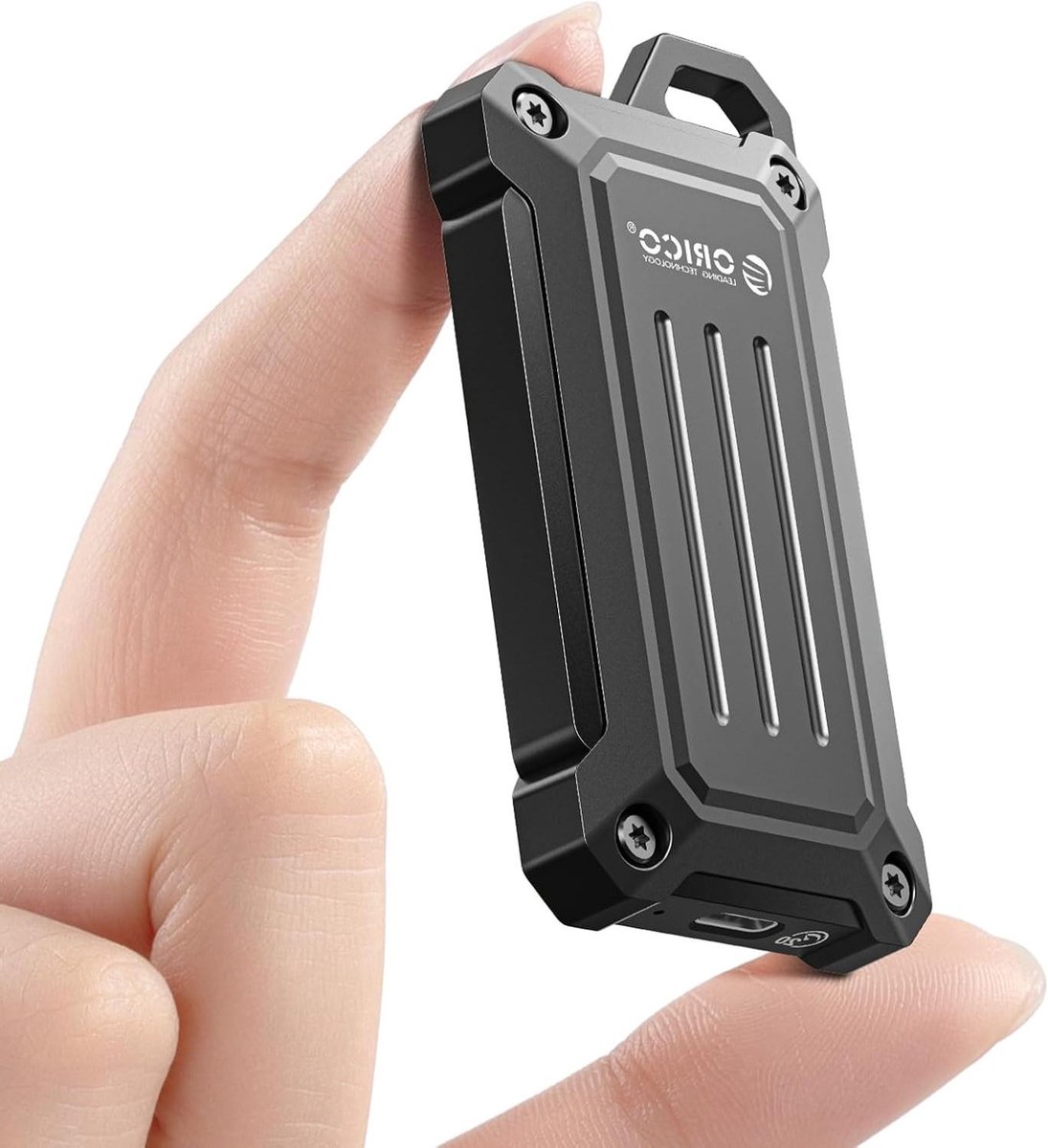 Externe SSD - Draagbare Opslag - Snelle Data Overdracht - Aluminium Behuizing - 2 TB - Zilver