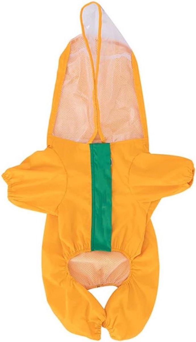 Honden Regenjas - Huisdier Jas - Droog Blijven - Waterdicht Ademend - 4XL - Geel
