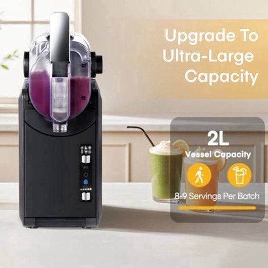 Bevroren Drankjes Machine - Slushmaker - Smoothie Maker - Milkshake Machine - 2 Liter Volume - Snelle Invries Technologie - Zelfreinigend Systeem — afbeelding 4