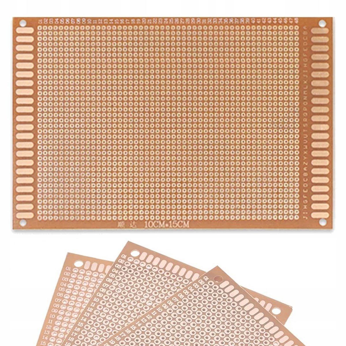 Rosfix Enkelzijdige Universele Prototypenprintplaat - THT Montage - Raster 2,54 mm