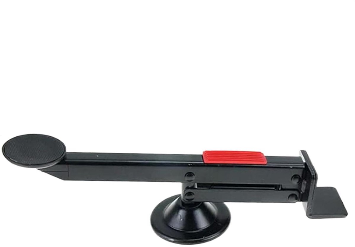 Deurlift met Voetbediening - Deurhulp Deurhouder - Deuren Plaatsen - Voetbediend Mechanisme - 33 cm - Zwart