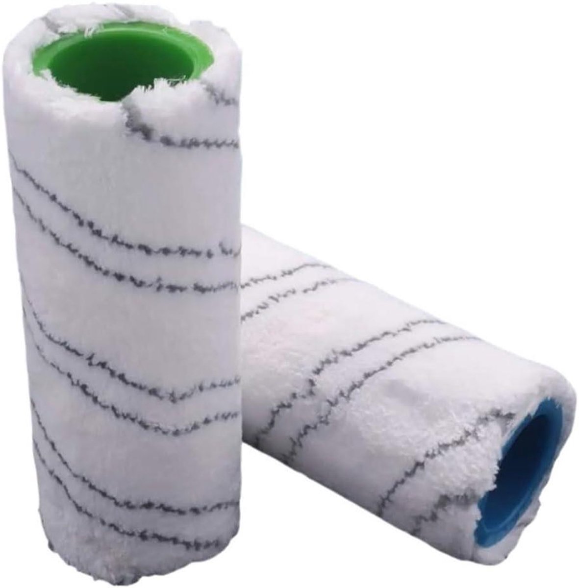 Vloerreiniger Rollen - Reserveonderdelen Set - Vloeren Reinigen - Perfecte Compatibiliteit - 8 Stuks - Grijs Geel