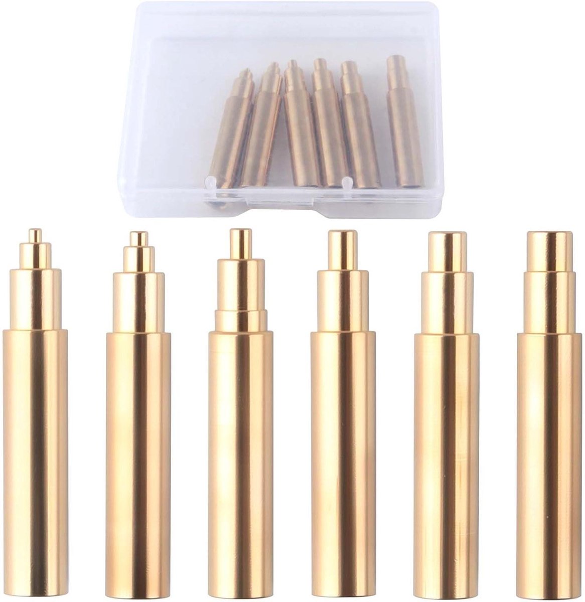 Soldeer Tips - Insert Bits - 3D Printen - Slimme Kop - M2 tot M6 - Geel