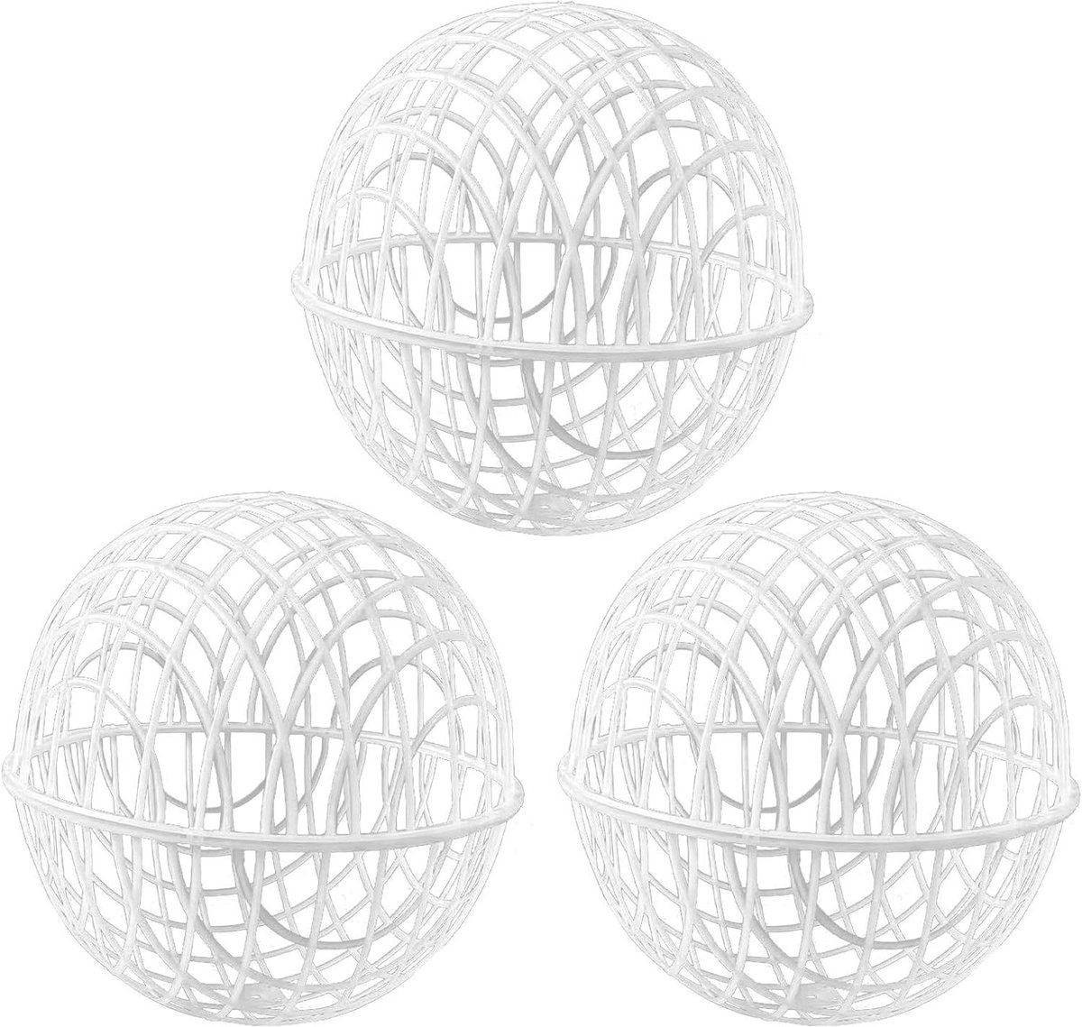 Kippen Bal Kooi - Pluimvee Habitat - Groenten Beschermen - 360 Graden Beweging - 20 cm - Wit