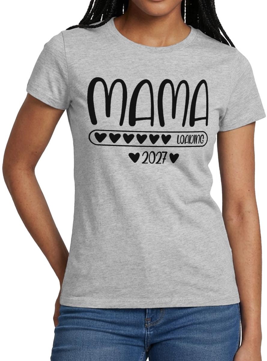 Mama Loading 2027 T-Shirt Dames