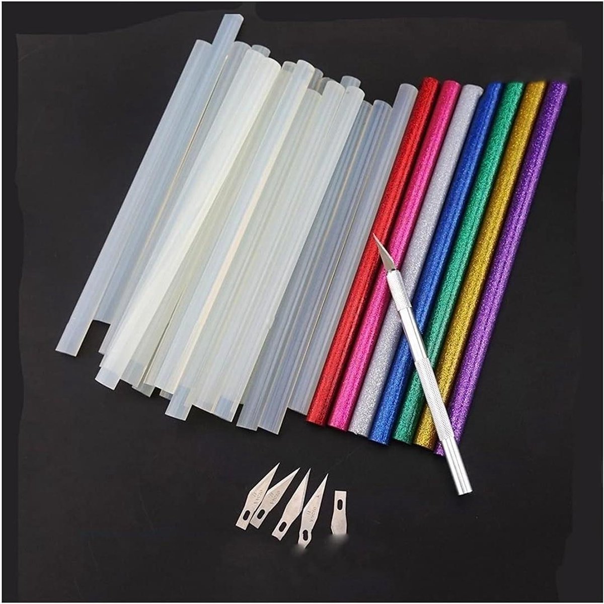 Hotmelt Lijmsticks - Smeltlijm Stiften - Hobby & Knutselen - Sterke Kleefkracht - 11mm X 190mm - Transparant