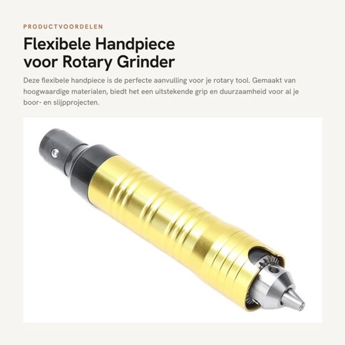 Flexibele Handpiece voor Rotary Grinder Tool