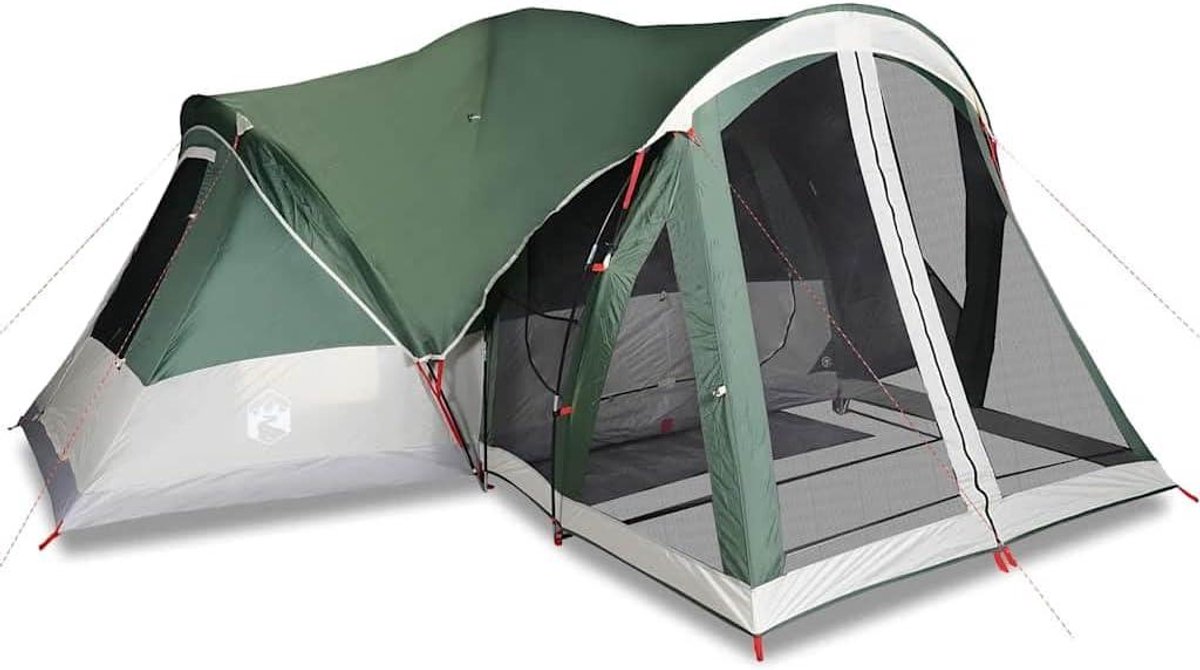 Tipi Familietent - Kampeertent Outdoor Tent - Kamperen en Outdoor - Verzegelde Naden - 8 Personen - Groen