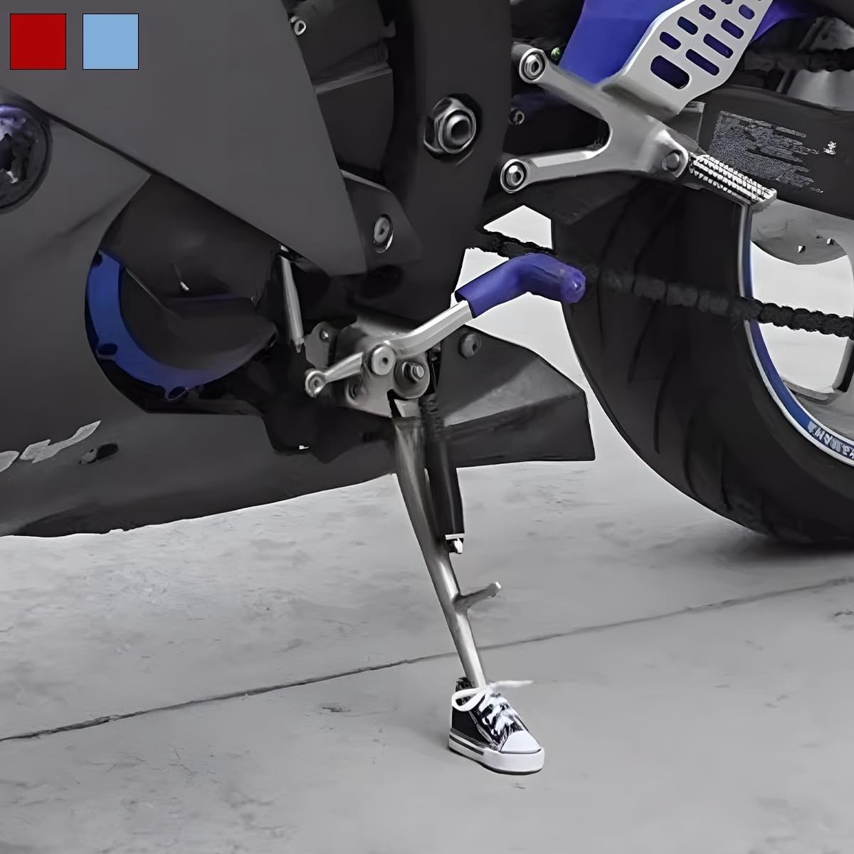 Kleine Motor Voetsteun en Fiets Voetsteun, Gepersonaliseerde Moto Voetsteun voor Stabiliteit en Comfort