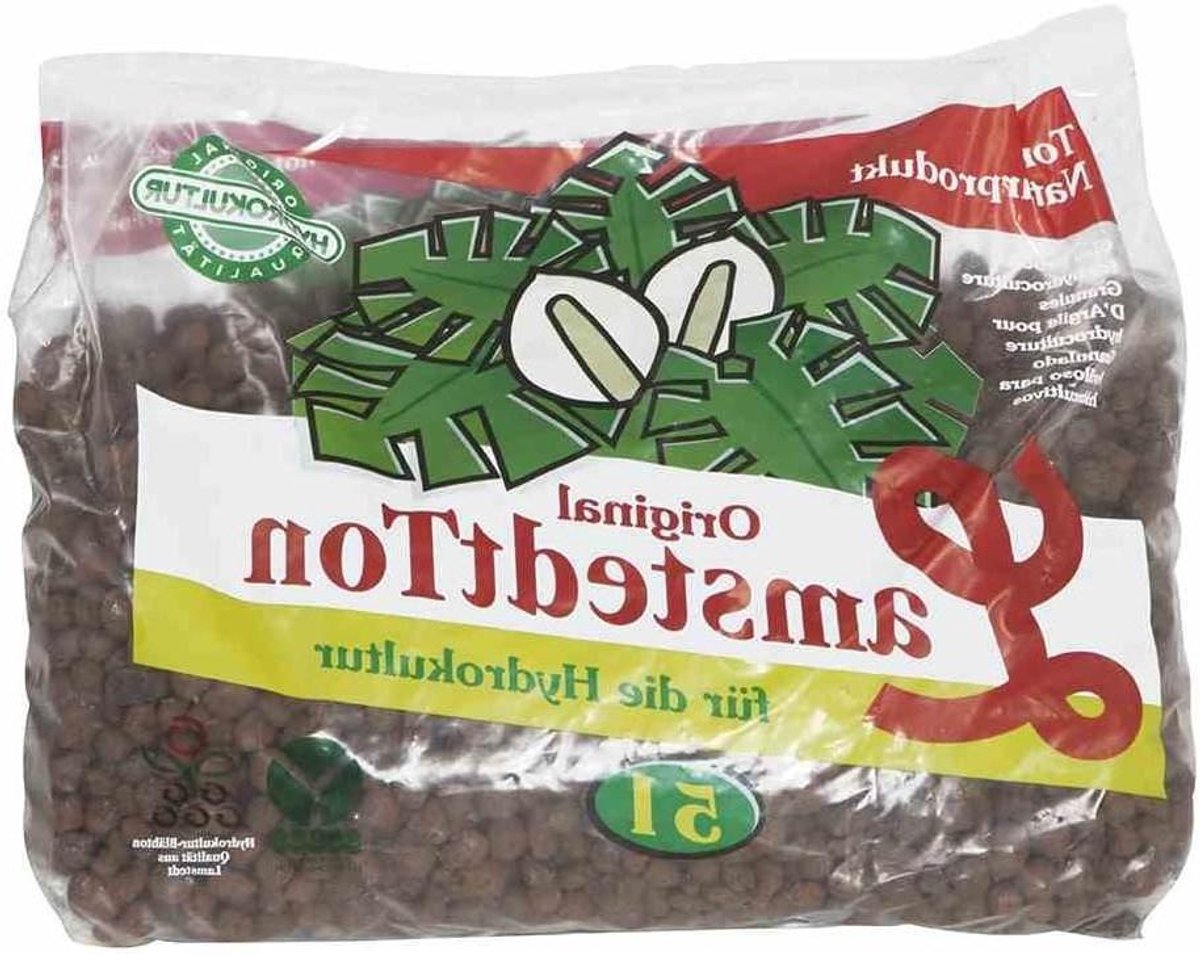 LECA Kleikorrels - Hydrocultuur Korrels - Planten Verzorgen - Drainage en Beluchting - 5 Liter - Roodbruin