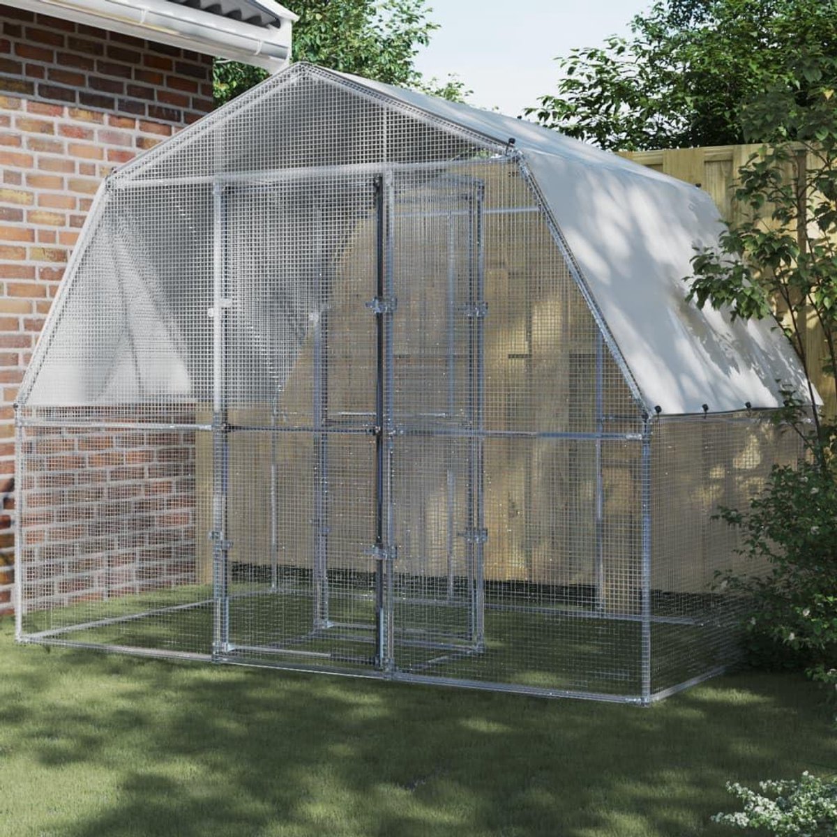 Kippenkooi met dak - Hok voor pluimvee - Dieren buiten houden - Waterbestendig dak