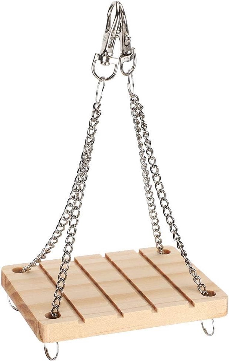Hangmat voor kleine dieren, hamsterschommel en hangbed voor cavia's, ratten en gerbils, kooiaccessoires