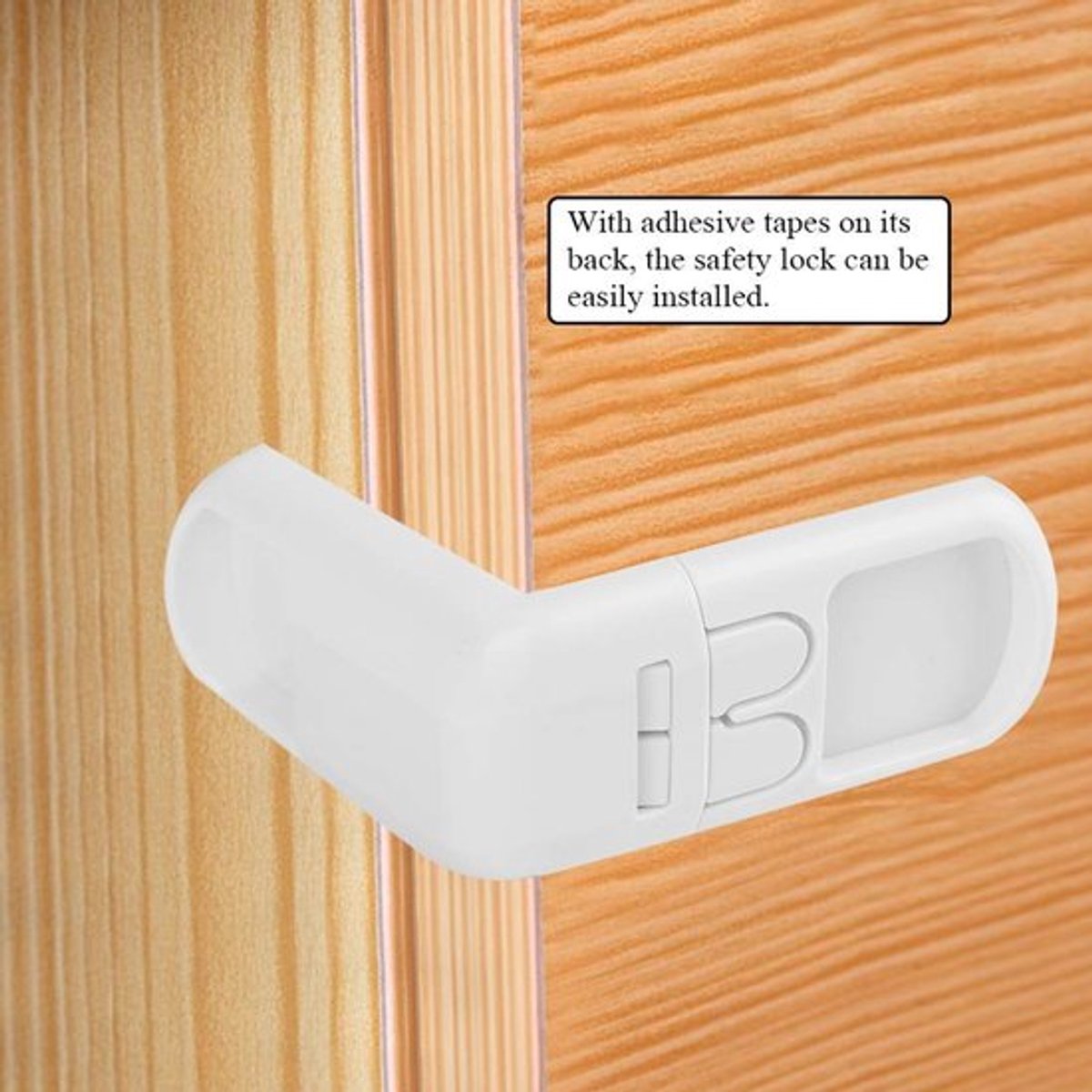Veiligheidssloten 5 Stuks - Kastbeveiliging voor Kinderen - Lade/Deursloten - Schokbestendig - ABS Materiaal - Afmetingen 7,5 x 4 cm - Kinderslot