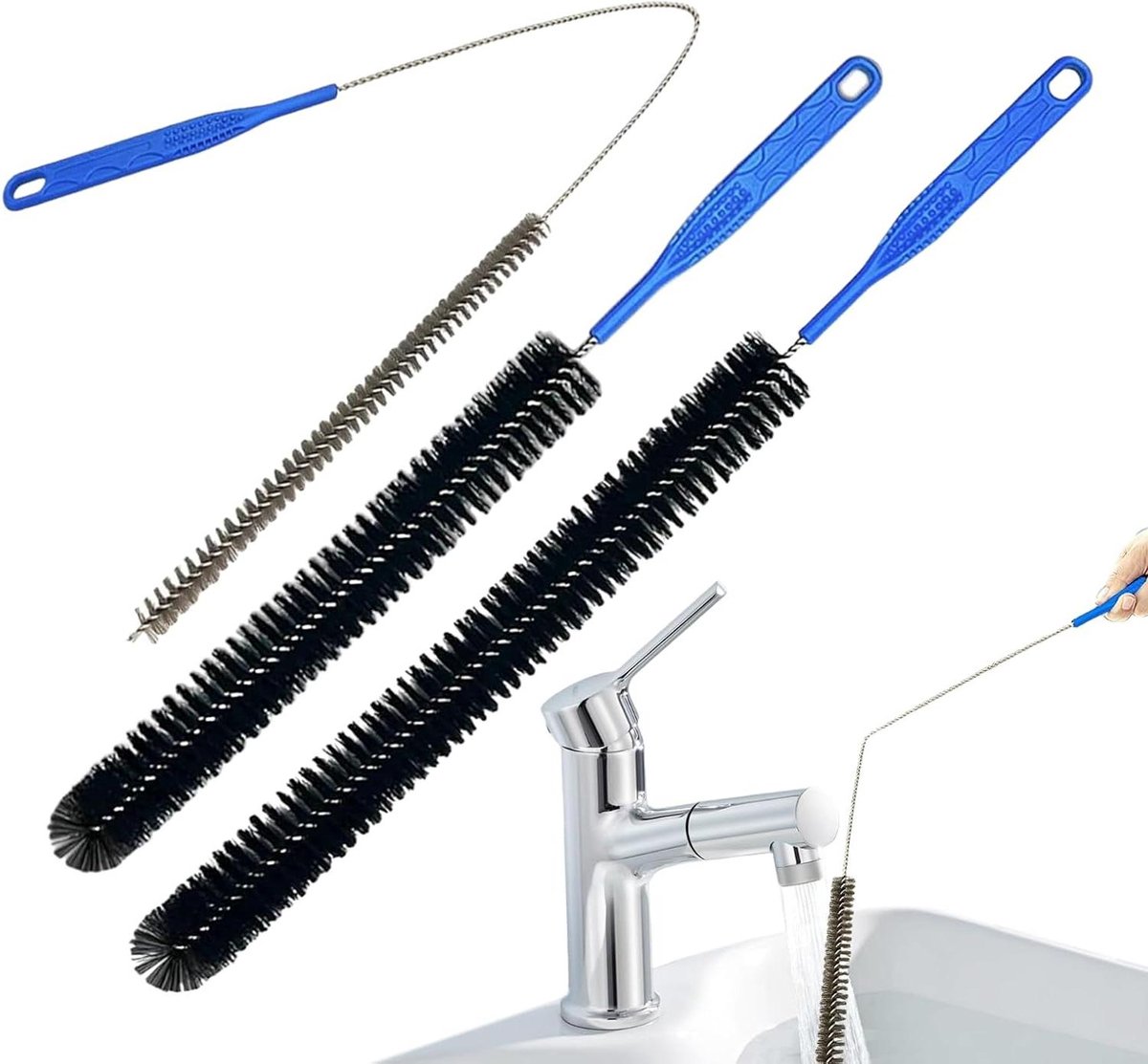 Douchegootborstel - Afvoerontstopper Borstel - Pipes Cleaning - Flexibele Buisconstructie - 148G - Niet gespecificeerd