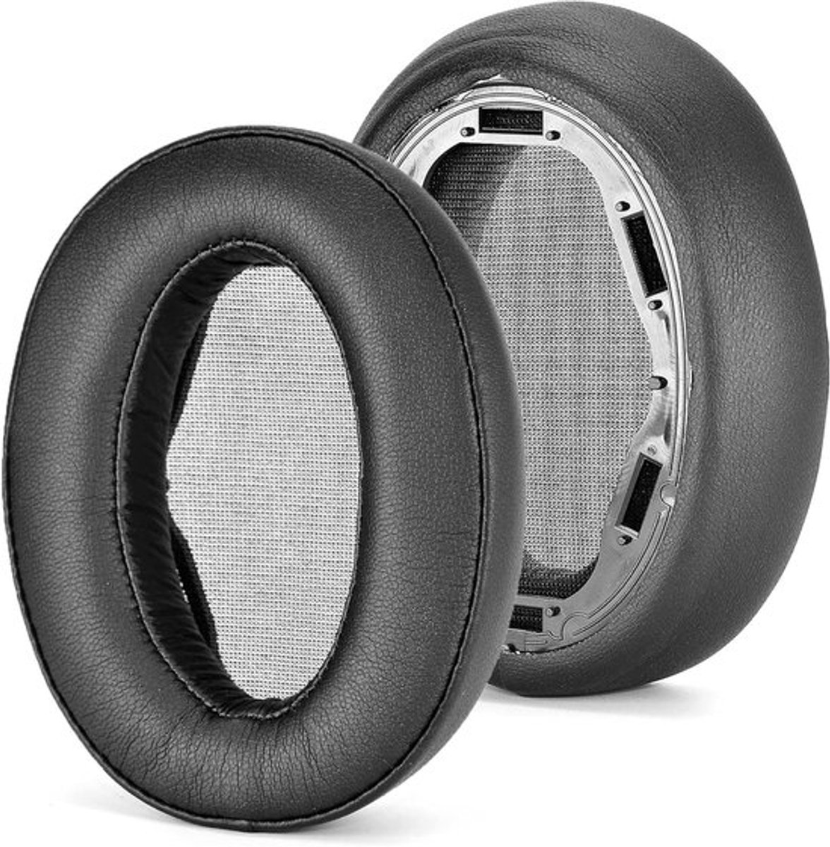 Vervangende oorkussens voor draadloze Bluetooth hoofdtelefoons - Comfortabele en duurzame ear pads voor optimale geluidskwaliteit en pasvorm (Zwart)