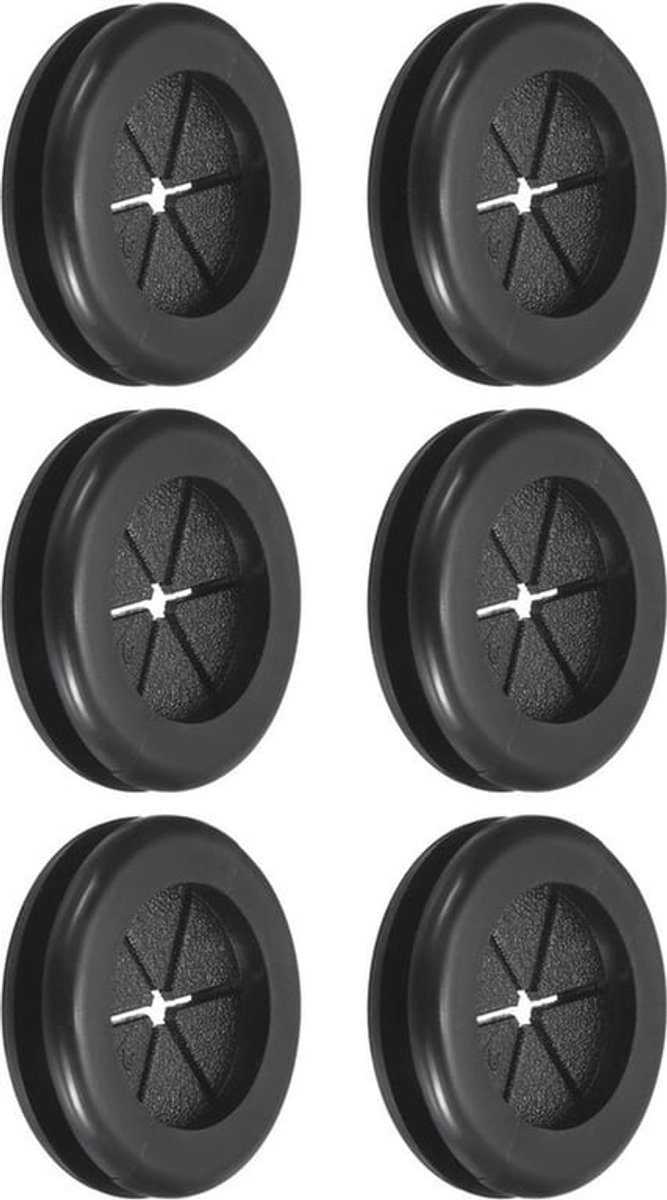 Doorvoertules Dubbelzijdig - Rubber - Flexibel - Vlamvertragend - 6 Stuks - Bescherming voor Draden en Kabels - Doorvoertule