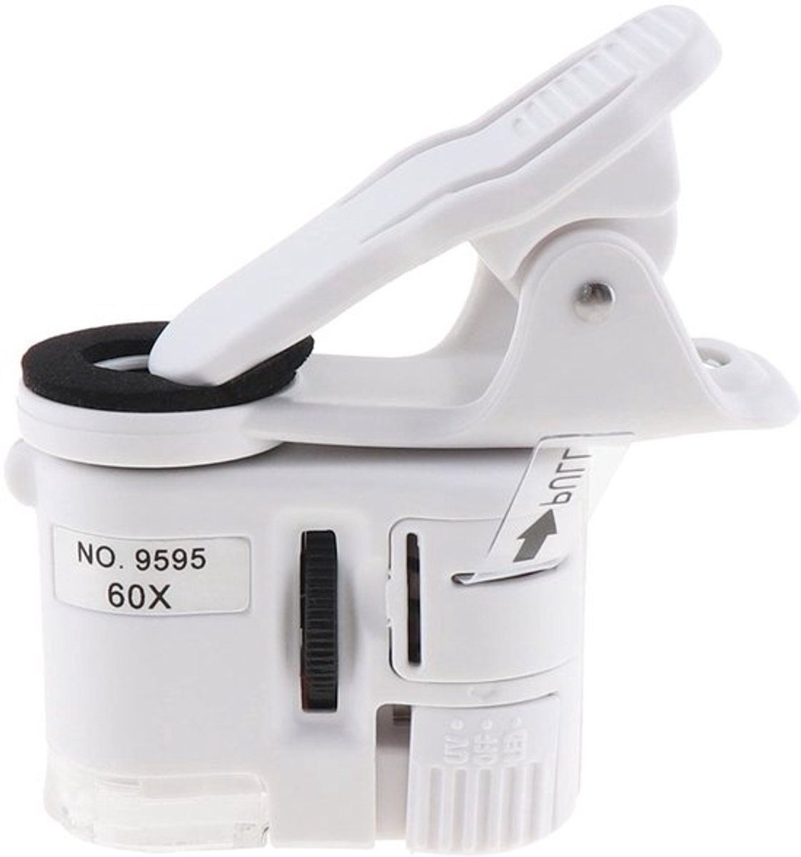 Handheld Vergrootglas - LED Microscoop - Compact en Draagbaar - Wit - UV Valuta Detector - Ideaal voor Munten en Sieraden