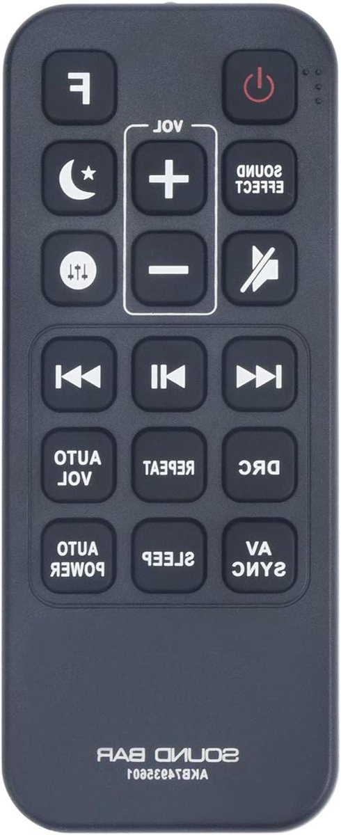 Afstandsbediening - Vervangende Afstandsbediening - TV Bediening - Geen Programmering Nodig - 12 x 4 cm - Zwart