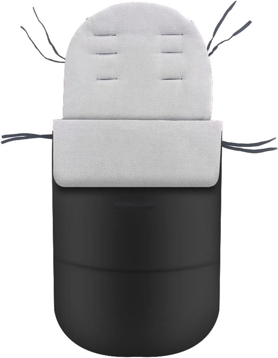 Kinderwagen Voetenzak - Baby Slaapzak - Baby Warm Houden - Waterdicht Winddicht - 86 x 45 cm - Grijs