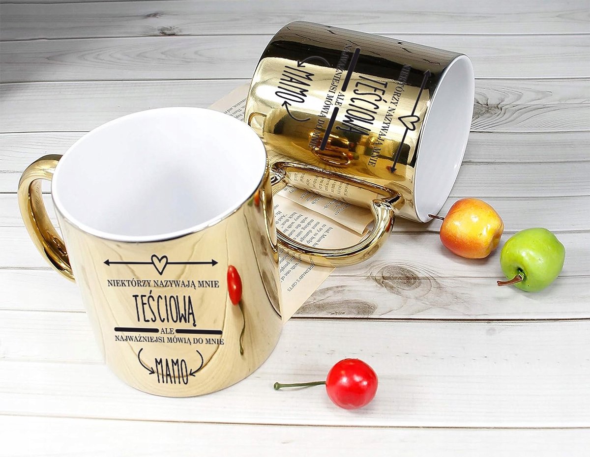 Luxe Gouden Mok 330ml - Stijlvol & Glanzend Cadeau