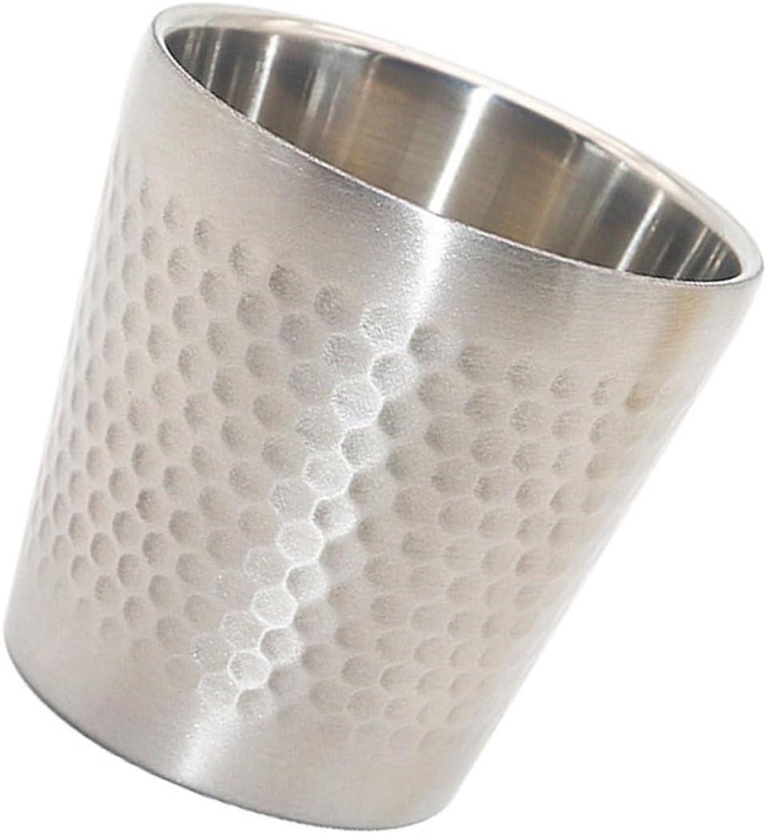 Scheerkom Mannen - Scheerbakje Opschuimen - Dagelijks Scheren - Roestvrij Staal - 7.1 x 7 cm - Zilver