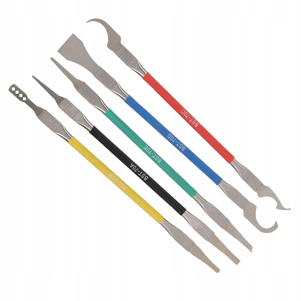 Rosfix Set Metalen Flexibele Precisiegereedschap - 6 Stuks, 10 Dubbelzijdige Tips