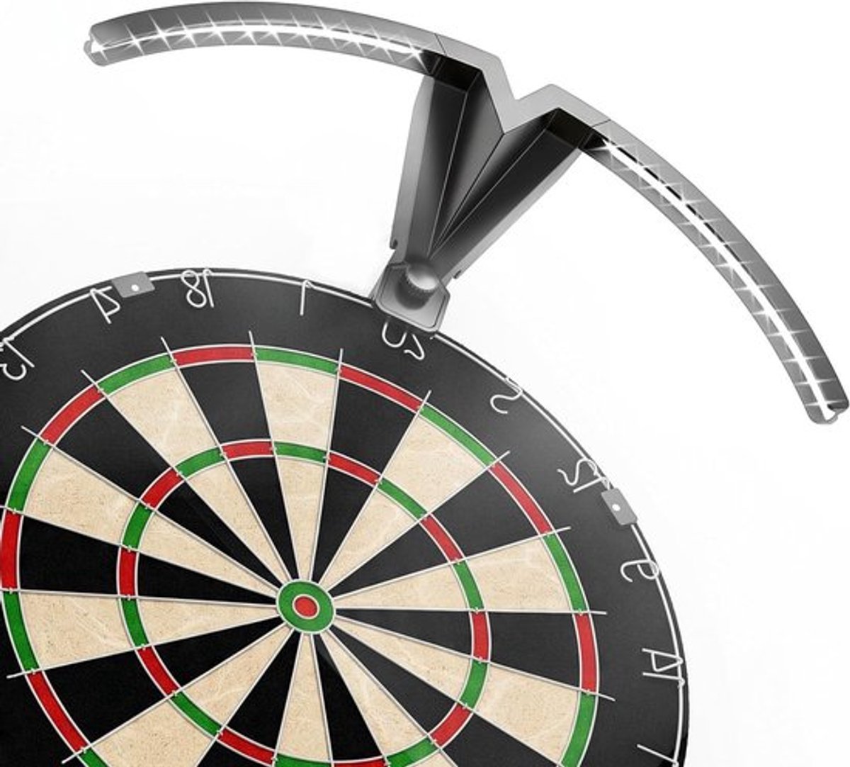 Dartbordverlichting met LED, 6000K Daglichtwit, 3m Voedingskabel, Eenvoudige Montage voor Sisal Dartborden, Ideaal voor Dartspelers