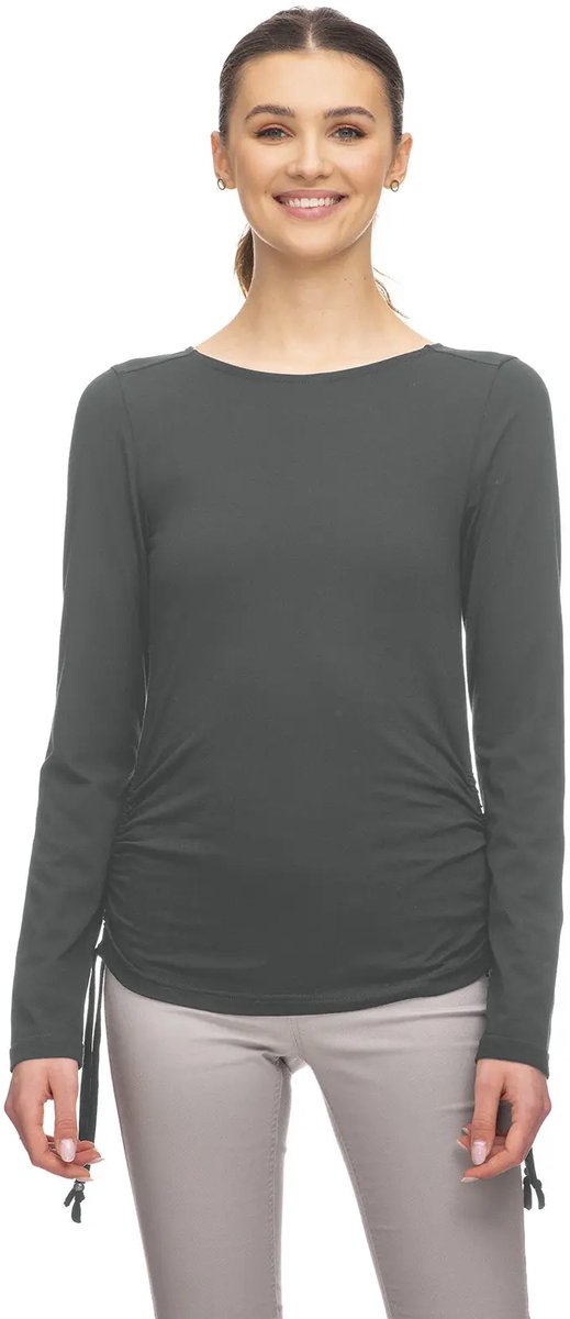 Sustainable Lange Mouwen T-shirt Dames Ragwear Mykka Gots Dennengroen