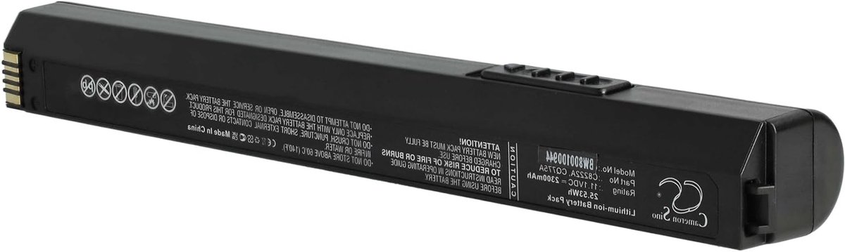 Printer Accu - Reservebatterij Labelprinter - Mobiel Printen - Oplaadbaar Lithium-ion - 2200 mAh - Zwart