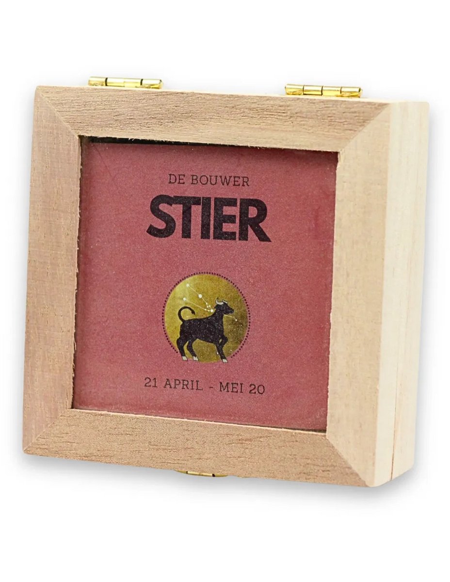 Sterrenbeeld trommelsteen setje - STIER