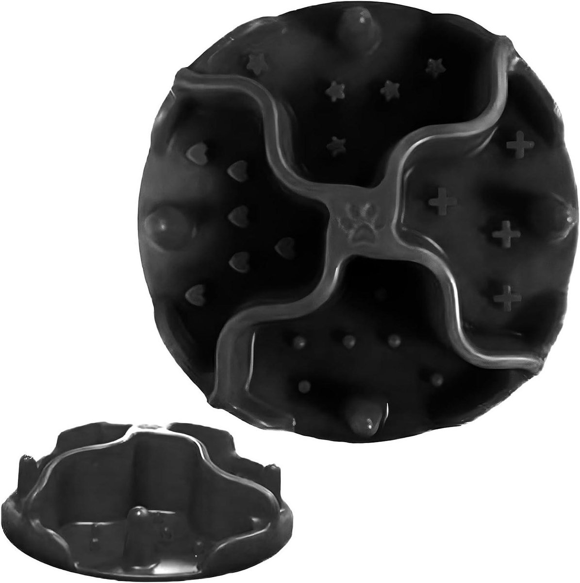 Hondenlikmat - Lick Pad Huisdier - Langzaam Eten - Met Zuignappen - 10x10x3.2 cm - Veelkleurig