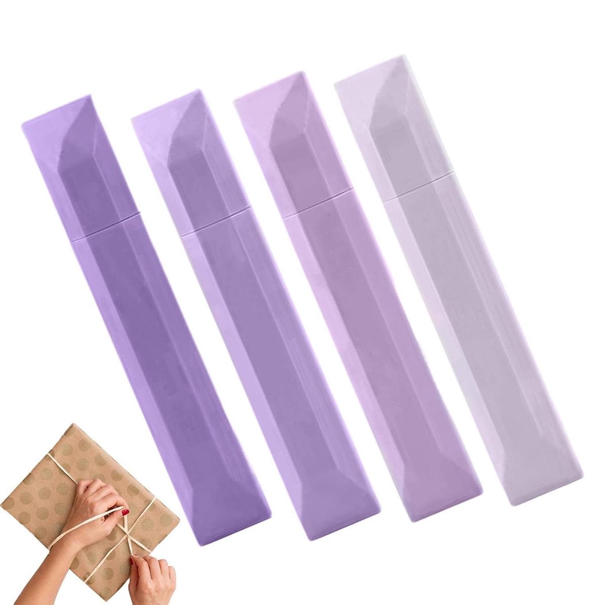 Plakbandroller Set - Lijm Tape - Creatief Bezig Zijn - Dubbelzijdig Permanent - 4 Delig - Niet Gespecificeerd