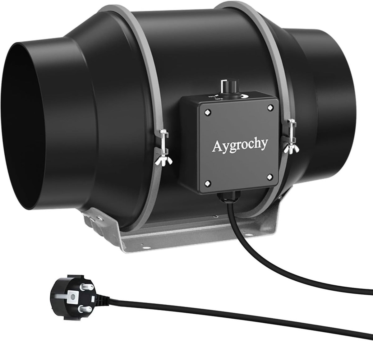 Afzuiging badkamer - Regelbare buisventilator - 125 mm - EC-motor met 416 m³/h capaciteit - Voor ventilatie en afzuiging