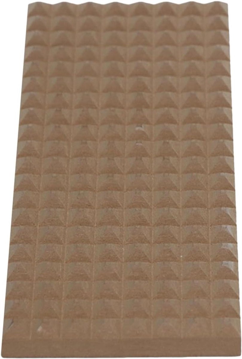 Yoga Instapbord - Meditatiebord Balansbord - Mindfulness Oefenen - Geperforeerd Massageoppervlak - 30 x 20 cm - Houtkleur