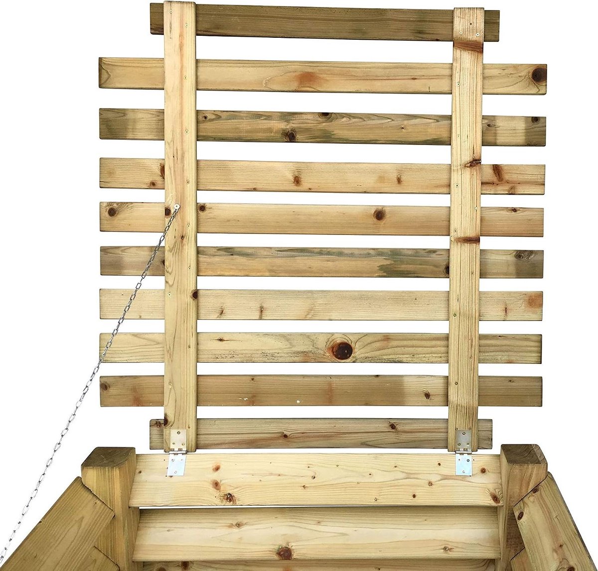 Compostbak Deksel - Houten Deksel Compostbak - Composteren Tuinafval - Drukgeïmpregneerd Groen - 100x100 cm - Groen