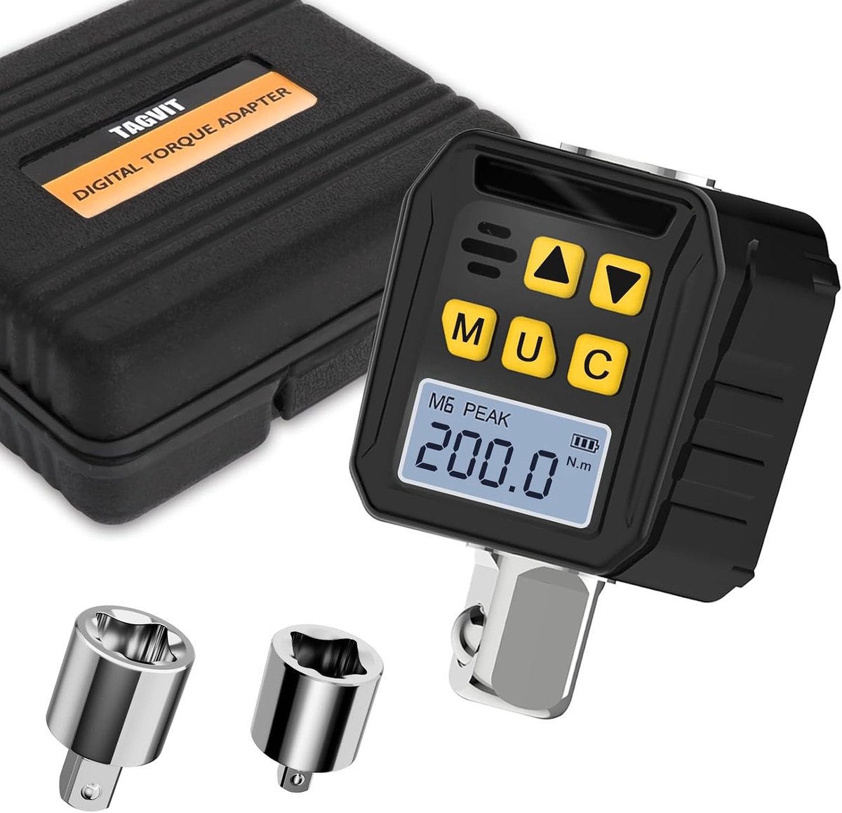 Momentsleutel voor fiets - Zwart - 1/2 inch - Digitale Momentsleutel met LED en Zoemeralarm - Voor Fietsen en Auto's