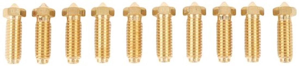 Mondstuk 3D Printer - Messing Nozzle Kit - Vervanging voor PLA/ABS/PETG - 0,4 mm - Compatibel met S1 Combo - Max. temperatuur 320 ℃